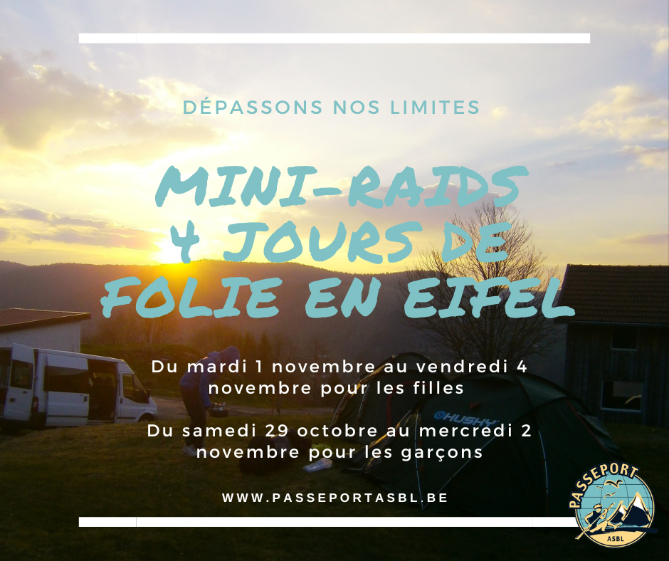 Mini-raids de Novembre, 4 jours de folie en Eifel pour les filles